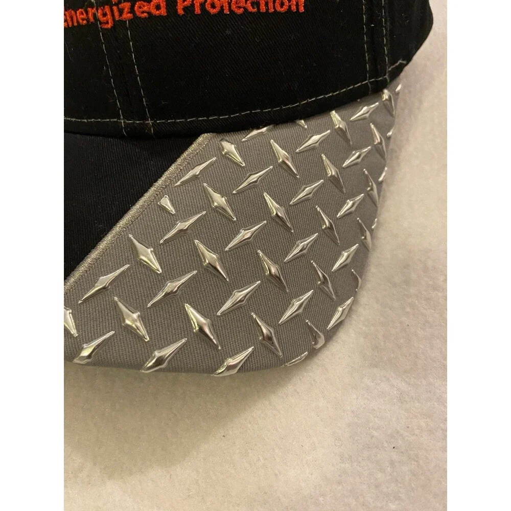 Shell Rotella Hat Men’s One Size Black Cap Cotton Metallic Coleen NEW